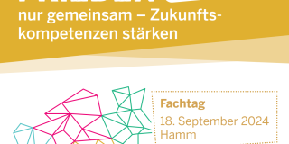 Abgebildet ist das Titelbild des Flyers zum Fachtag am 18. September 2024 in Hamm.