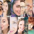 Viele Gesichter von Menschen unterschiedlichen Alters, Geschlechts und ethnischer Herkunft.
